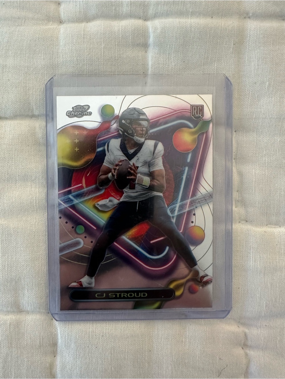 CJ Stroud Rookie Football Card - Multi-Color Artwork